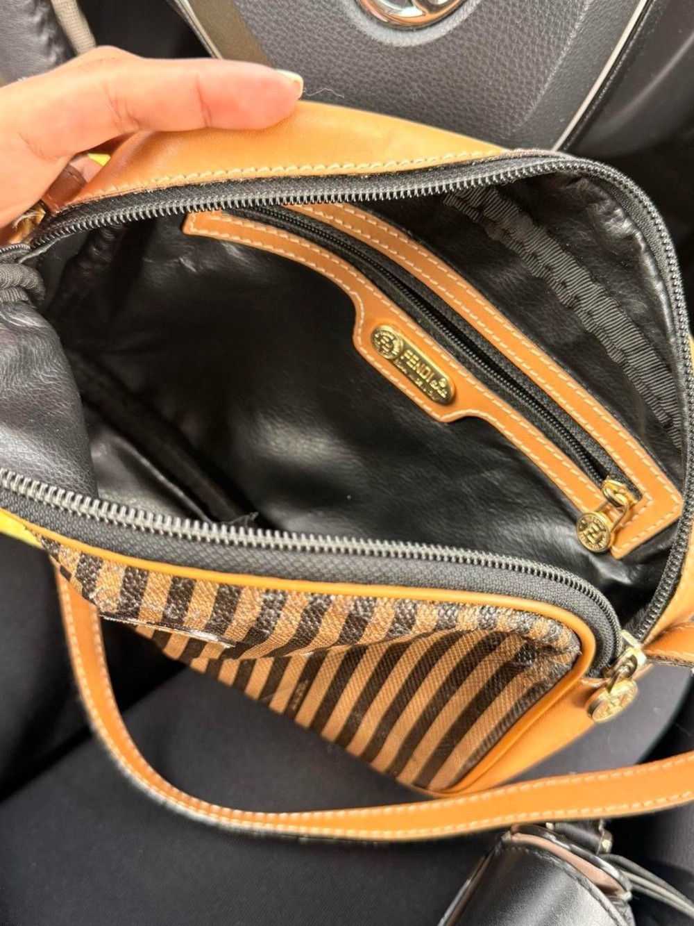 Fendi striped mini cross body - Picture 8 of 9